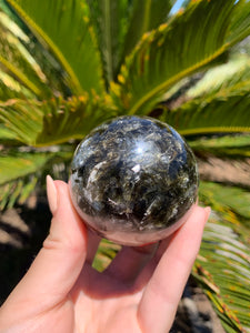 Epidote and Feldspar Sphere