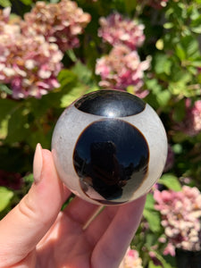Black Flower Sphere