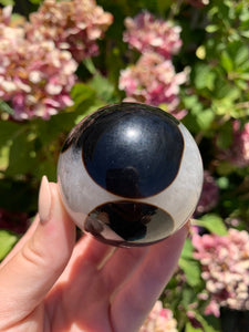 Black Flower Sphere