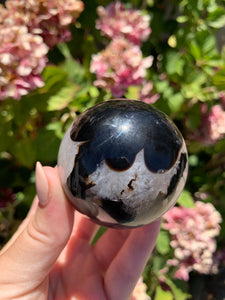 Black Flower Sphere