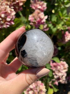 Black Flower Sphere