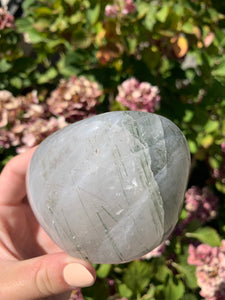 Green Rutilated Quartz Dome