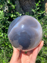 Load image into Gallery viewer, Amethyst Agate Sphere
