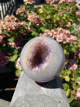 Load image into Gallery viewer, Amethyst Agate Sphere