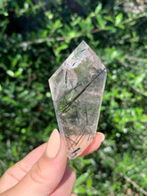 Load image into Gallery viewer, Black Tourmaline Double Terminated Quartz