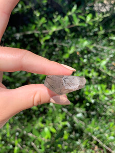 Black Tourmaline Double Terminated Quartz
