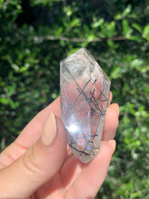 Load image into Gallery viewer, Black Tourmaline Double Terminated Quartz
