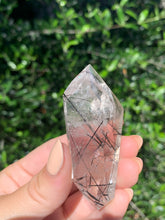 Load image into Gallery viewer, Black Tourmaline Double Terminated Quartz