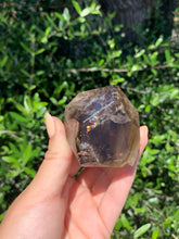 Load image into Gallery viewer, Smokey Quartz Geometric with Phantom Lodolite