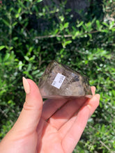 Load image into Gallery viewer, Smokey Quartz Geometric with Phantom Lodolite