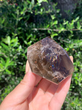 Load image into Gallery viewer, Smokey Quartz Geometric with Phantom Lodolite