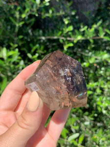 Smokey Quartz Geometric with Phantom Lodolite