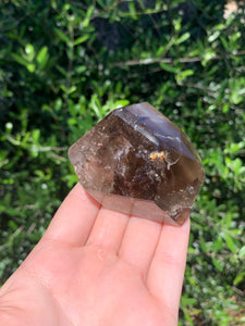 Smokey Quartz Geometric with Phantom Lodolite