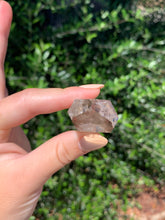 Load image into Gallery viewer, Smokey Quartz Tower with Hematoid inclusions and Phantoms