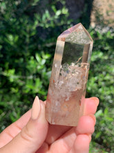 Load image into Gallery viewer, Smokey Quartz Tower with Hematoid inclusions and Phantoms