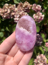 Load image into Gallery viewer, Pink Aragonite Palm Stone