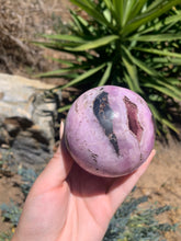 Load image into Gallery viewer, Pink Aragonite Sphere
