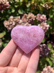 Pink Aragonite Heart