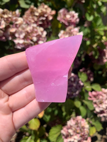 Pink Aragonite Freeform