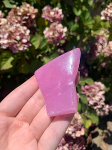 Pink Aragonite Freeform