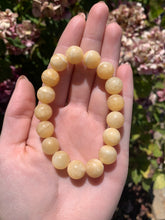 Load image into Gallery viewer, Orange Calcite Bracelet 12 mm