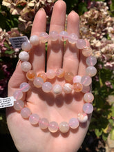 Load image into Gallery viewer, Cherry Flower Agate Bracelet 10 mm- Intuitively Selected