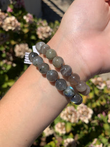 Labradorite Round Bracelet 10 mm- Intuitively Selected