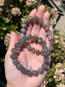 Labradorite Round Bracelet 10 mm- Intuitively Selected