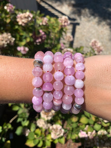 Pink Aragonite Bracelet 11 mm- Intuitively Selected