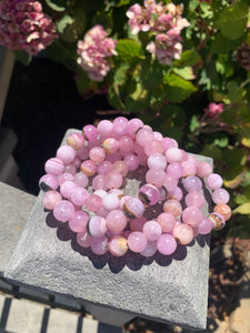 Pink Aragonite Bracelet 11 mm- Intuitively Selected