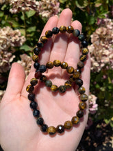 Load image into Gallery viewer, Tigers Eye Faceted Bracelet 8mm- Intuitively Selected