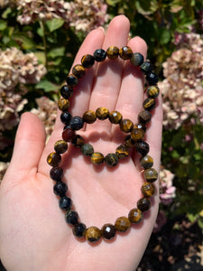 Tigers Eye Faceted Bracelet 8mm- Intuitively Selected