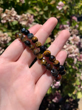 Load image into Gallery viewer, Tigers Eye Faceted Bracelet 8mm- Intuitively Selected