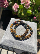 Load image into Gallery viewer, Tigers Eye Faceted Bracelet 8mm- Intuitively Selected