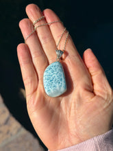 Load image into Gallery viewer, Larimar Sterling Silver Pendant 120ca