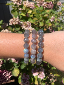 Labradorite Round Bracelet 10 mm- Intuitively Selected