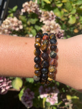 Load image into Gallery viewer, Tigers Eye Faceted Bracelet 8mm- Intuitively Selected