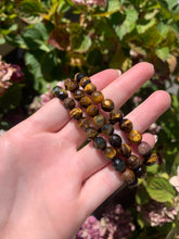 Load image into Gallery viewer, Tigers Eye Faceted Bracelet 8mm- Intuitively Selected