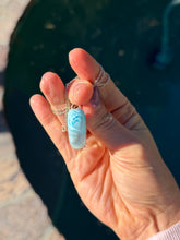 Load image into Gallery viewer, Larimar Rounded Sterling Silver Heart Pendant