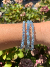 Load image into Gallery viewer, Aquamarine Bracelet 4mm- Intuitively Selected