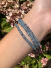 Load image into Gallery viewer, Aquamarine Bracelet 4mm- Intuitively Selected