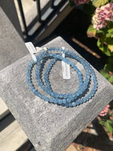 Load image into Gallery viewer, Aquamarine Bracelet 4mm- Intuitively Selected