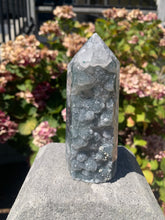 Load image into Gallery viewer, Green Amethyst Sugar Druzy Tower