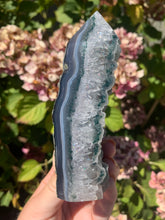 Load image into Gallery viewer, Green Amethyst Sugar Druzy Tower