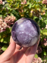 Load image into Gallery viewer, Gem Lepidolite Sphere