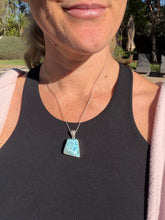Load image into Gallery viewer, Larimar Sterling Silver Pendant 96lj