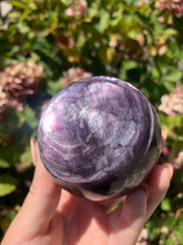 Load image into Gallery viewer, Gem Lepidolite Sphere