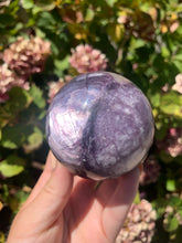 Load image into Gallery viewer, Gem Lepidolite Sphere