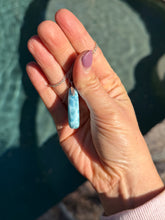 Load image into Gallery viewer, Larimar Rounded Teardrop Pendant 60gi