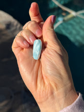 Load image into Gallery viewer, Larimar Rounded Heart Sterling Silcer Pendant